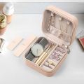 Small Jewelry Box, Portable Jewelry Storage Box for Women and Girls, Travel Jewelry Case, Mini Jewellery Organizer, Earring Rings Necklace Bracelets Accessories/577.