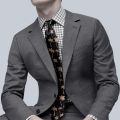 Daisy Printed Men's Ties 8cm Slim Neckties Fashion Shirt Accessories Daily Wear Cravat Wedding Party Gift Neck Ties For Men. 