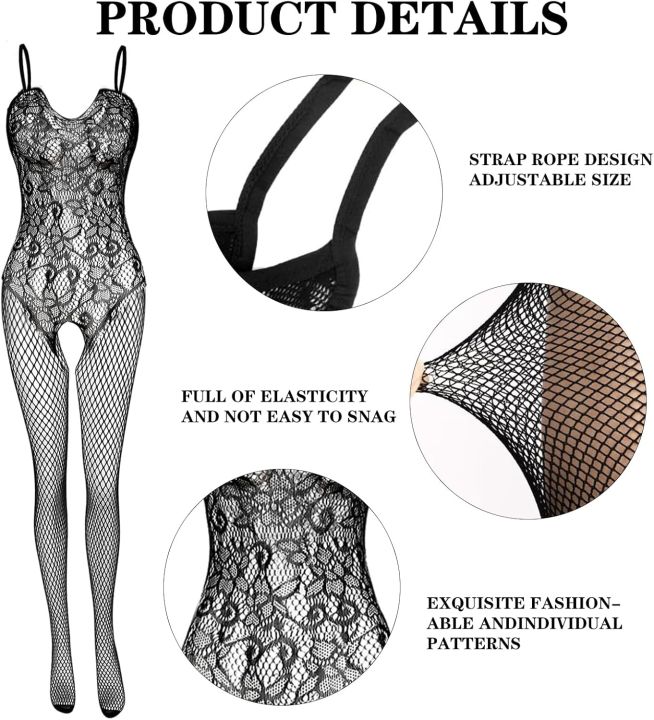 Net%20Large%20Size%20Tight%20Set%20Womens%20Transparent%20Open%20Body%20Dress%20-%20Image%203