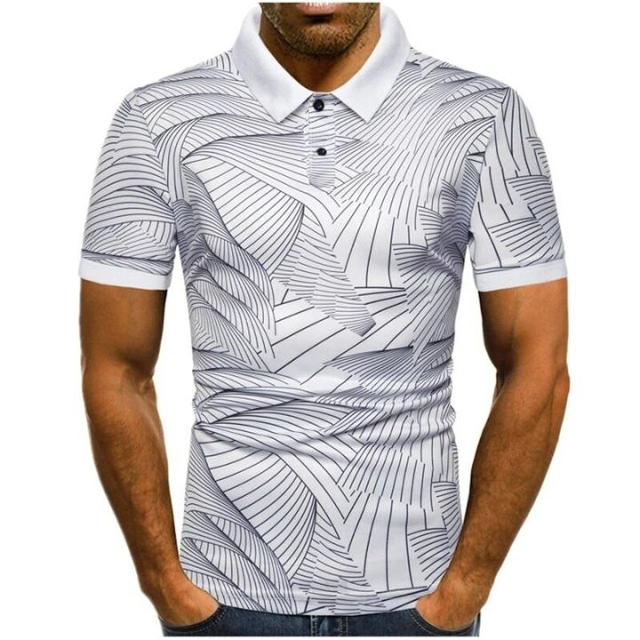 Men's Polo Shirt Golf Shirt Pattern Print Retro Outdoor Street Short Sleeve Sports Polyester Sweatshirt Fashion Street Clothing