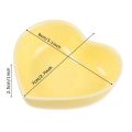 Heart Shape Ceramic Sauce Dish Tableware Mini Seasoning Dish Condiment Dishes Soy Sushi Dipping Bowl Snack Serving Dishes. 