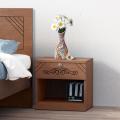 Regal Laminated Board Lotus Bed Side Table - Antique BCH-127-1-1-20  994211. 