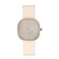 Japanese Minimalist Style Niche Design Creative Fashionable Macaron Color Square Watch Multicolored PU Watchband Quartz Watch Women Casual Watch 1Pcs.