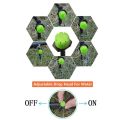 BRADOO-100Pcs 1/4Inch Adjustable Micro-Type Drip Irrigation System Watering Sprinklers Anti-Clogging Emitter Garden Supplies.