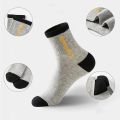 5pairs Mens Socks Spring Autumn Men Long Tube Cotton Socks Male Sweat-absorbent Casual Deodorant Sports Socks Teenager Boys Gift. 