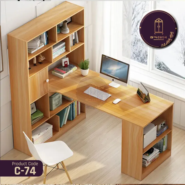 AndorMahal%20MDF%20Classic%20Reading%20Table%20With%20Bookshelf%20(5ft%20by%205ft%20by%2016inch)%20-%20Image%202