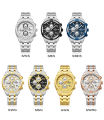 NAVIFORCE NF8042 Multi-function Chronograph Watch Fashion Casual Waterproof Luxury Gift Luminous Men’s Watch. 
