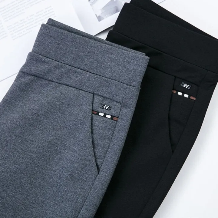 Spring%20Autumn%20Elegant%20High%20Waist%20Casual%20Stretch%20Slim%20Middle%20Aged%20Women%20Trousers%20Ladies%20Fashion%20All%20Match%20Black%20Gray%20Pencil%20Pants%20-%20Image%208