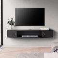 Modern Cabinet System Wall Mounted Media Console Floating TV Shelf TV Stand for Xbox One/PS4/Cable Box/DVD Players/Game Console. 