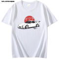 Men tshirt Mazda RX7 printed short leeve T shirts Harajuku Japanese car fans racing race tee shirt JDM automobile culture. 