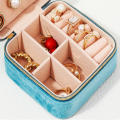Velvet Jewelry Box Travel Portable Jewel Box Small Ring Packaging Jewelry Storage Box Jewelry Box.