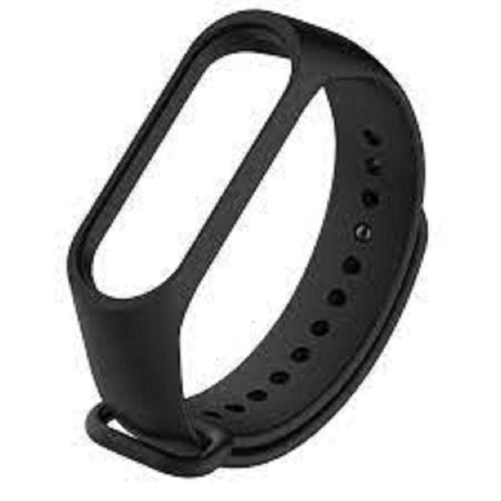 For Xiaomi Mi Band 5\6 In Black Bracelet Watch Silicone Rubber Wristband  Wrist Band Strap