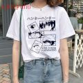 90s Japanese Anime Hunter X Hunter T-shirt Graphic Tees Men Harajuku Kawaii Killua Tshirt Funny Hisoka T Shirt Tops Unisex Male. 