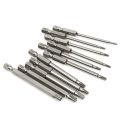 11 Pcs Magnetic T6-T40 Torx Head Screwdriver Bit Set Star 6 Point Screwdriver Drill Bits Tools 3 Inch Length. 