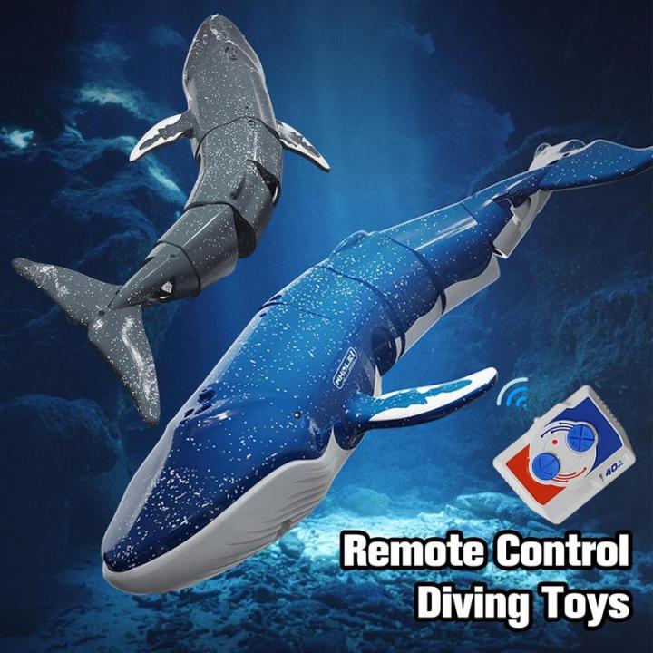 Whale Water Toy Pool Toys For Swimming Pool Boat Outdoor Toys Remote Control Shark ToysHigh Simulation Fun For Bathroom LaoXzhongX
