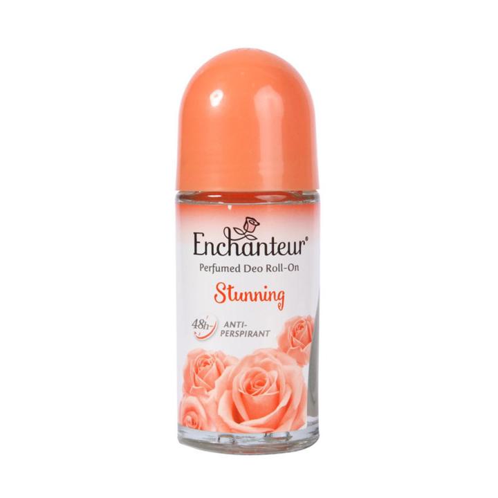 Enchanteur Perfumed Deodorant Roll-on Stunning used for male/ female - 50 ml