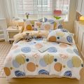 Small fresh class A cotton four-piece set, cotton sheets, quilt cover, cotton quilt cover, student dormitory bed sheet three-piece set. 