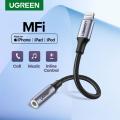MFi Lightning to 3.5mm Headphones Adapter for iPhone. 
