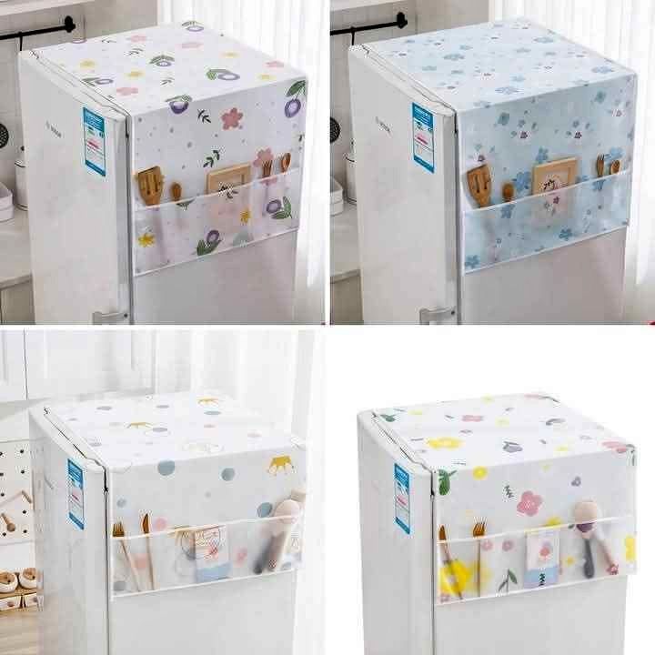 Double%20Door%20Fridge%20Cover,%20Waterproof%20Fridge%20Cover%20Anti-dust%20PEVA%20Printed%20Pattern%20Cloth%20Cloth%20Cover%20Dustproof%20Refrigerator%20With%20Machine%20Storage%20cover.%20-%20Image%2010
