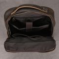 Vintage Men's Crazy Horse Leather Backpack genuine leather Retro Rucksack Large Classic Travel Backpack Big laptop computer bag. 