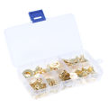 KOGEEK Assorted 150pcs Brass Ring Cable Lugs Ring Eyes Copper Crimp Cable Connector Wire Terminals Kit. 