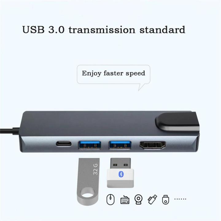 Type-C%20Hub%20to%20100Mbps%20RJ45%20Ethernet%204K%20HDMI%20USB%203.0%202.0%20C%20PD%20Dock%20Station%20for%20MacBook%20iPad%20Samsung%20S20%20Xiaomi%2010%20-%20Image%204