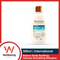 Aveeno Scalp Soothing Haircare Smoothing Shampoo 300ml | Rosewater & Chamomile Blend, Colloidal Oat Extract, Frizzy & Flyaway Hair, Soothes Dry, Itchy & Flaky Scalp, Clinically Proven, Sulfate Free.