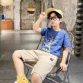 Boys Shorts Kids Eastic Band Short Pant 2023 Summer 2 To 12 Yrs Children's Clothing Teenagers Sports Trousers Casual.