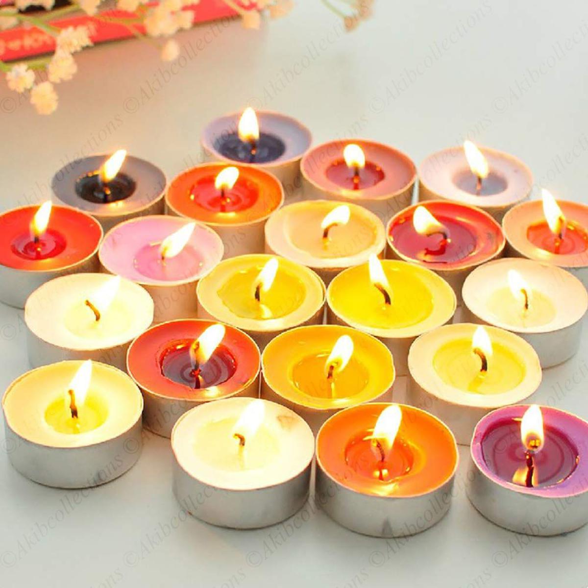 Romantic Tealight Candles Pack of 10 PCS