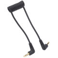 Cable Black Plastic+Alloy Lightweight Microphone Spring Adapter Wire Faster. 