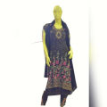 Semi stitched Pakistani chiffon 3 pieces for women. 