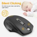 Wireless mouse computer ergonomic mause 2.4G Optical Silent pc mice Mini 4 Buttons 2000DPI Noiseless usb mouse for laptop pc mac. 