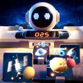 GC Kids Electric Pinball Machine Rechargeable Interstellar Pinball Game Machine With Moving Target Music For Boys Girls. 