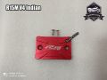 Motorcycle CNC Aluminum Rear Brake Fluid Reservoir Cap Cover For YAMAHA R15M V4 Indian ( Red Color ). 