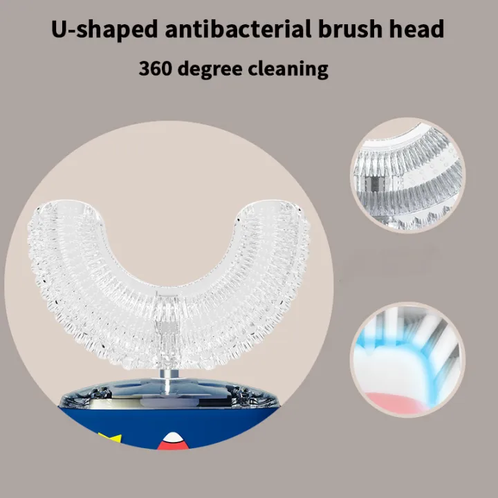 360%20Degrees%20Smart%20Sonic%20Electric%20Toothbrush%20for%20Kids%20Silicone%20U-shaped%20Automatic%20Ultrasonic%20Tooth%20Brush%20Children%20Blue%20Light%20IPX7%20-%20Image%204