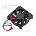 60 X 60 X 12mm Low Noise CPU Heat Sink Cooler 2 Pins 12V DC Cooling Fan Computer PC Case CPU Cooler Case Fan 4900-6050 RPM.