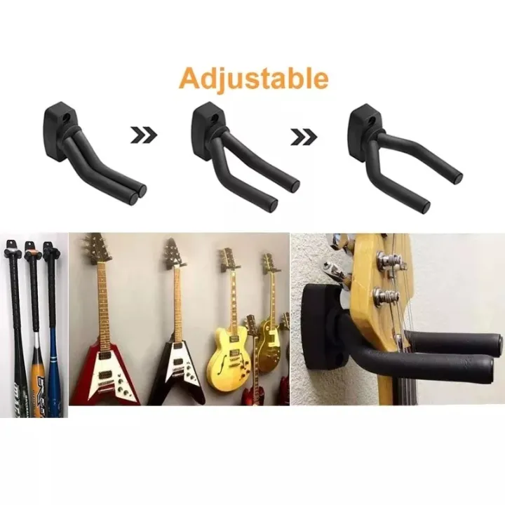 2pcs%20Gun%20Racks%20Wall%20and%20Mount%20Hook%20Rifle%20Hanger%20Storage%20Display%20for%20All%20Size%20Guitars,%20Bass,Shotguns,%20Airsoft,%20Compound%20Bow%20-%20Image%203