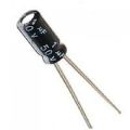 1uF/50V Radial Electrolytic Capacitor (100pcs). 