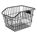 Bicycle back basket, mountain bike basket, children's folding basket, back seat rack, basket, bicycle, enlarged school bag basket.