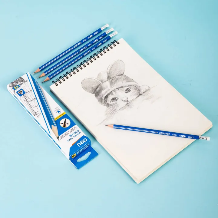 Deli%20Graphite%20Pencil%20HB%20Triangular%20Shape%20C001%2012%20pcs%20-%20Image%205