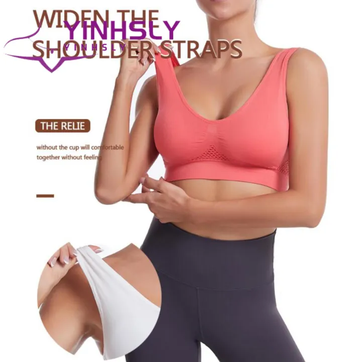 Sports%20Bra%20Shockproof%20Seamless%20Gather%20Mesh%20Back%20Fitness%20Bra%20-%20Image%205