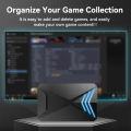 Launchbox 2T Game Hard Drive Disk for PS4/PS3/PS2/Wii/WiiU/GAMECUBE etc with 4200+ 3D/PC Games Portable Game Console For Laptop.