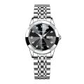 POEDAGAR Luxury Ladies Wristwatch Luminous Waterproof Date Week Woman Dress Watches Stainless Steel Women Watch Quartz Clock+Box.