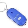 【Limited stock】 Blue Anti-Lost Key Finder Keychain Whistle Beep Sound Alarm LED Light.