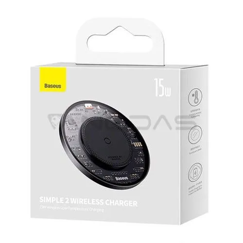 Baseus Simple Magnetic 15W Transparent Wireless Charger for iPhone