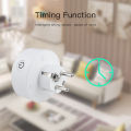 Tuya EU Wifi Smart Plug With Recording Power Function Mobile / Voice Control Smart Home Switch Socket.