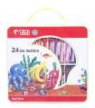 Joy TiTi Oil Pastel 24 Colours set is an art kit designed for students, kids, and beginner artists. 