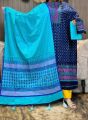 Exclusive Cotton Unstitched Block Print High Quality Three Piece dress For Women.