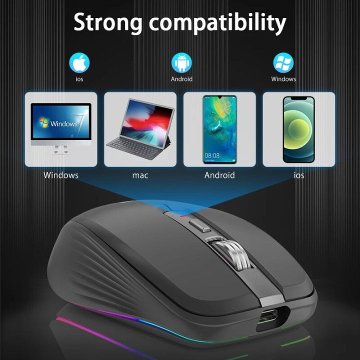 Bluetooth%205.0%20Wireless%20Mouse%20Rechargeable%20Silent%20Multi%20Arc%20Touch%20Mice%20Ultra-thin%20Magic%20Mouse%20For%20Laptop%20Ipad%20Mac%20PC%20Macbook%20-%20Image%203