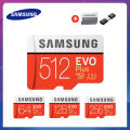 SAMSUNG EVO plus Micro TF Card 64GB 128GB Memory Card wifi wireless ezshare Wireless wifi adapter SD Card 32gb class10 microsd. 